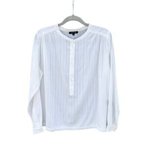 SOEUR Birdy Blouse Ivory Button Up Shirt 36 Small S